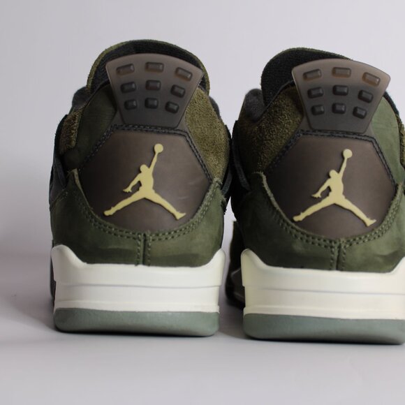 Size 8.5 - Jordan 4 SE Retro Craft - Olive Used - Picture 4 of 4